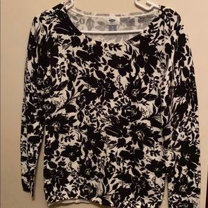 Black and White, old navy sweater